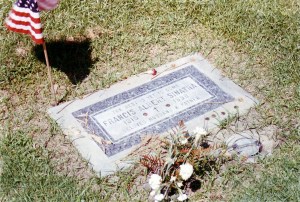 Grave of Frank Sinatra - Desert Memorial Park (Former Marker)